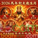 2026丙午馬年生肖運程+太歲+九宮飛星